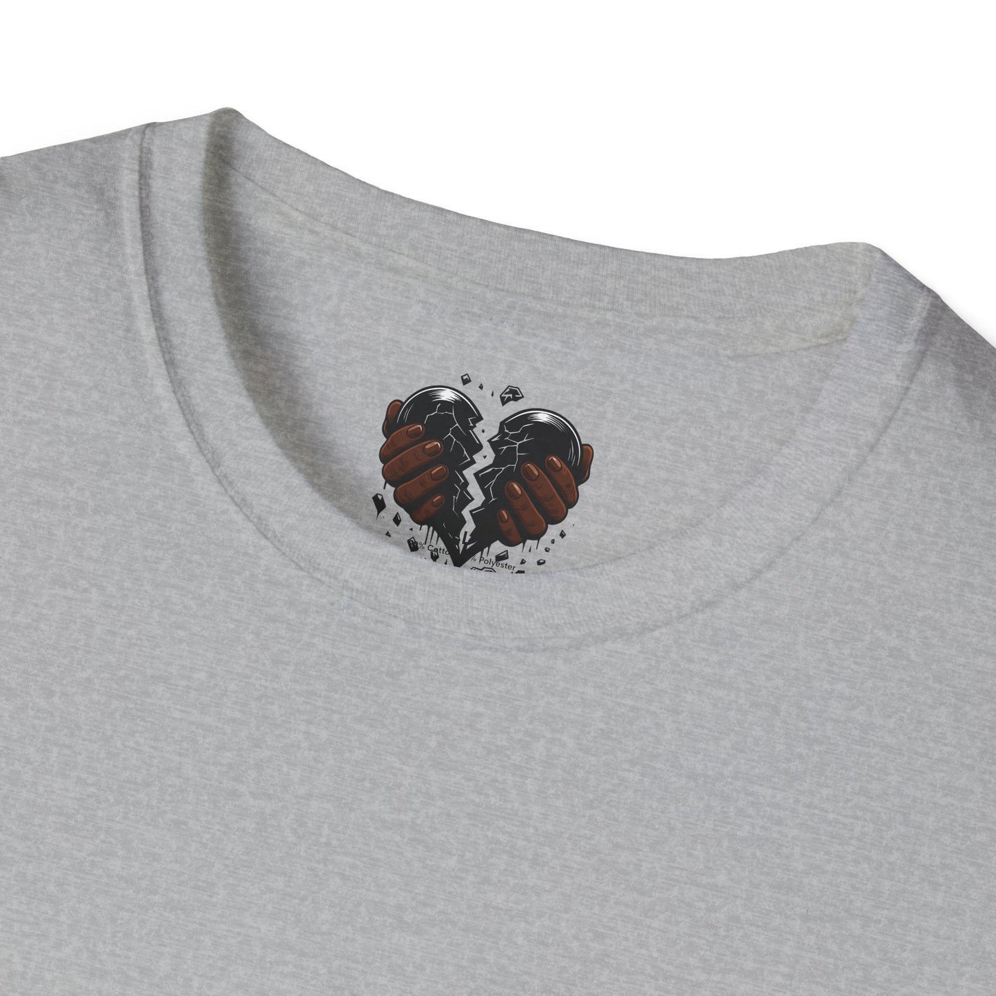 Black Heart Graffiti T‑Shirt — District 313 Streetwear Tee