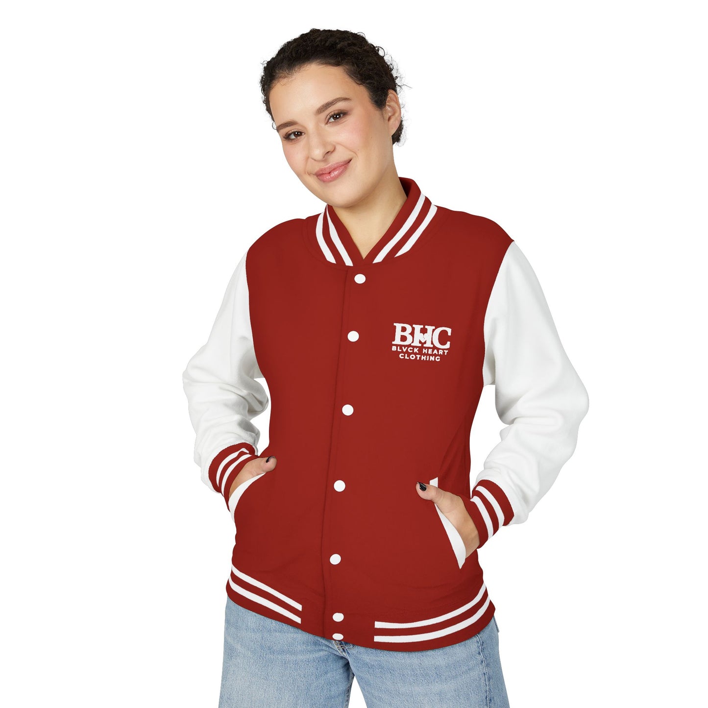 Letterman Jacket — 'Broken Heart' Graphic Varsity Jacket