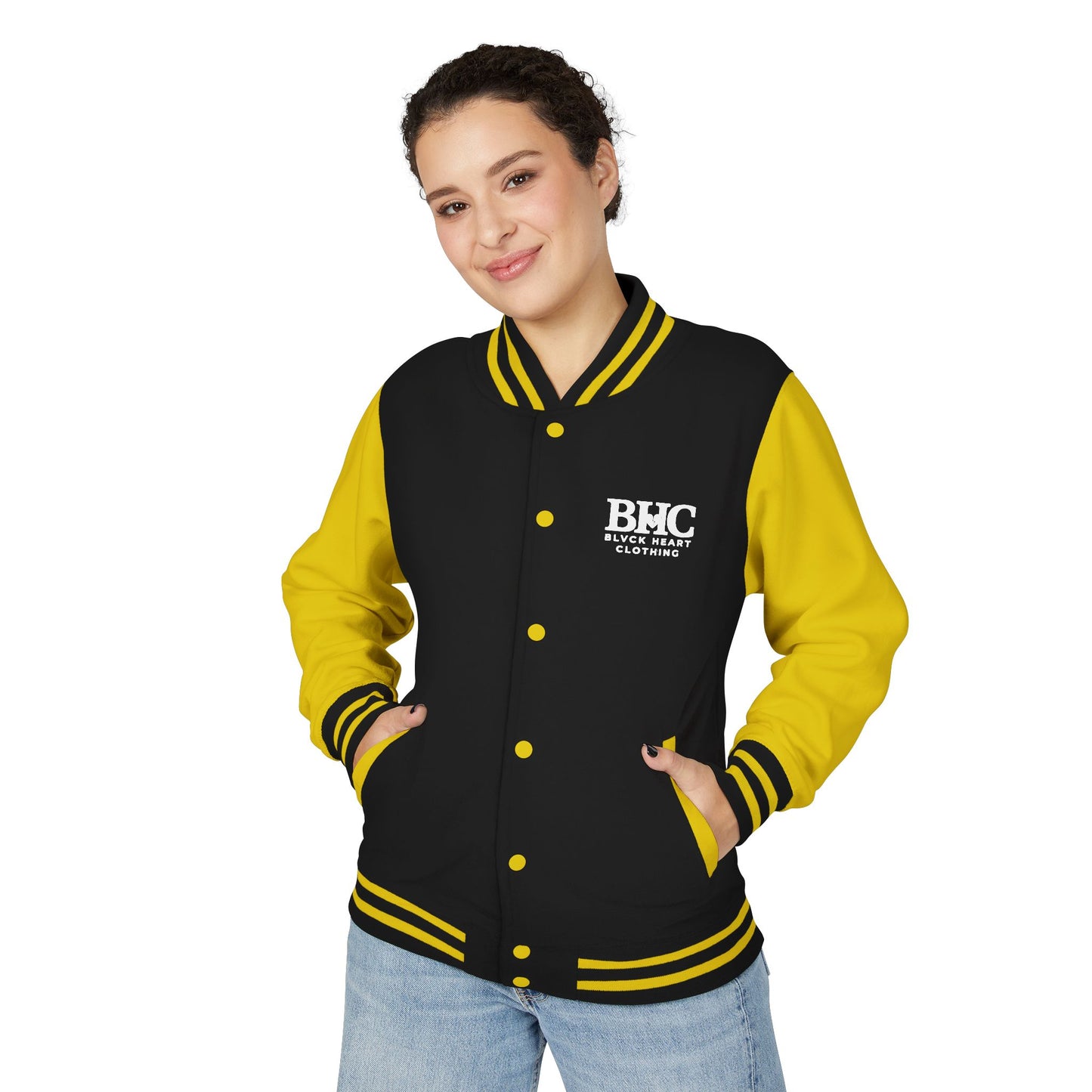 Letterman Jacket — 'Broken Heart' Graphic Varsity Jacket
