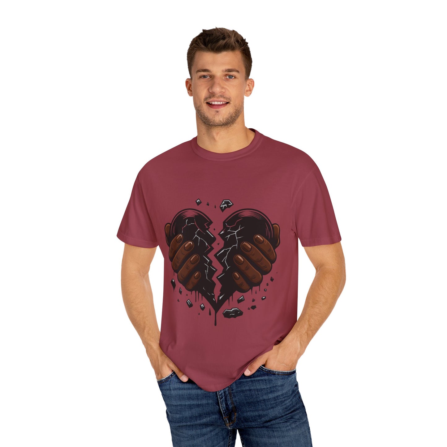 Heartbreak Hustle Unisex T-Shirt, Motivational Apparel, Gifts for Him and Her, Casual Streetwear, Unique Graphic Tee