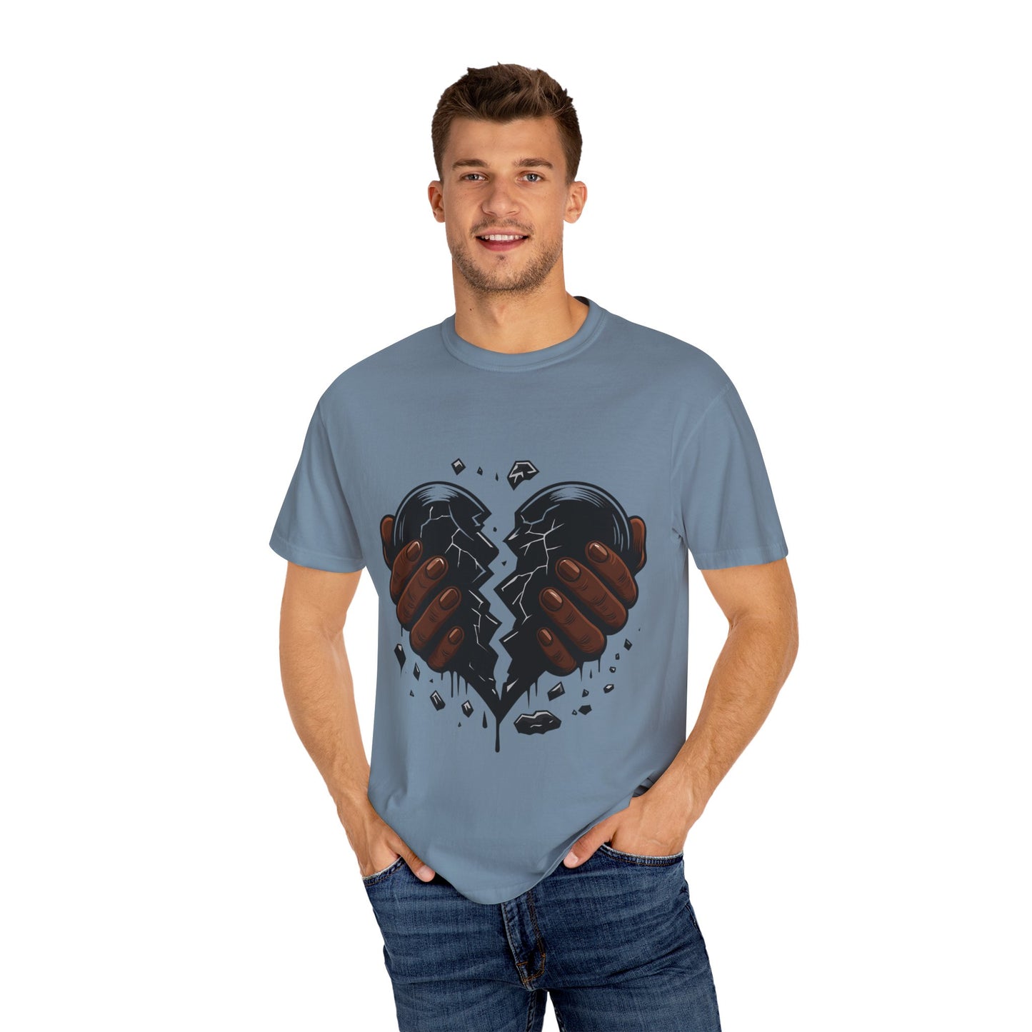 Heartbreak Hustle Unisex T-Shirt, Motivational Apparel, Gifts for Him and Her, Casual Streetwear, Unique Graphic Tee