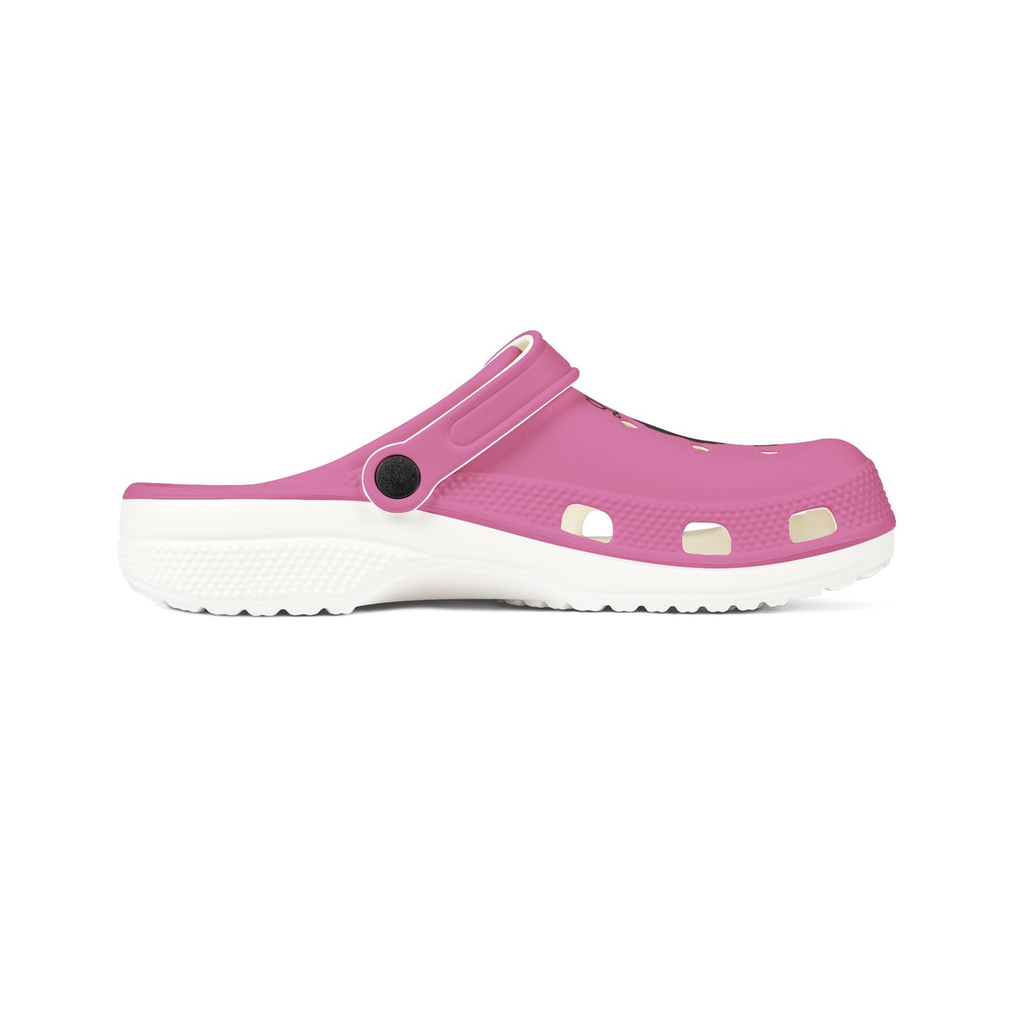 Pink Floral Cat EVA Clogs – Cute Kitty Garden Foam Shoes