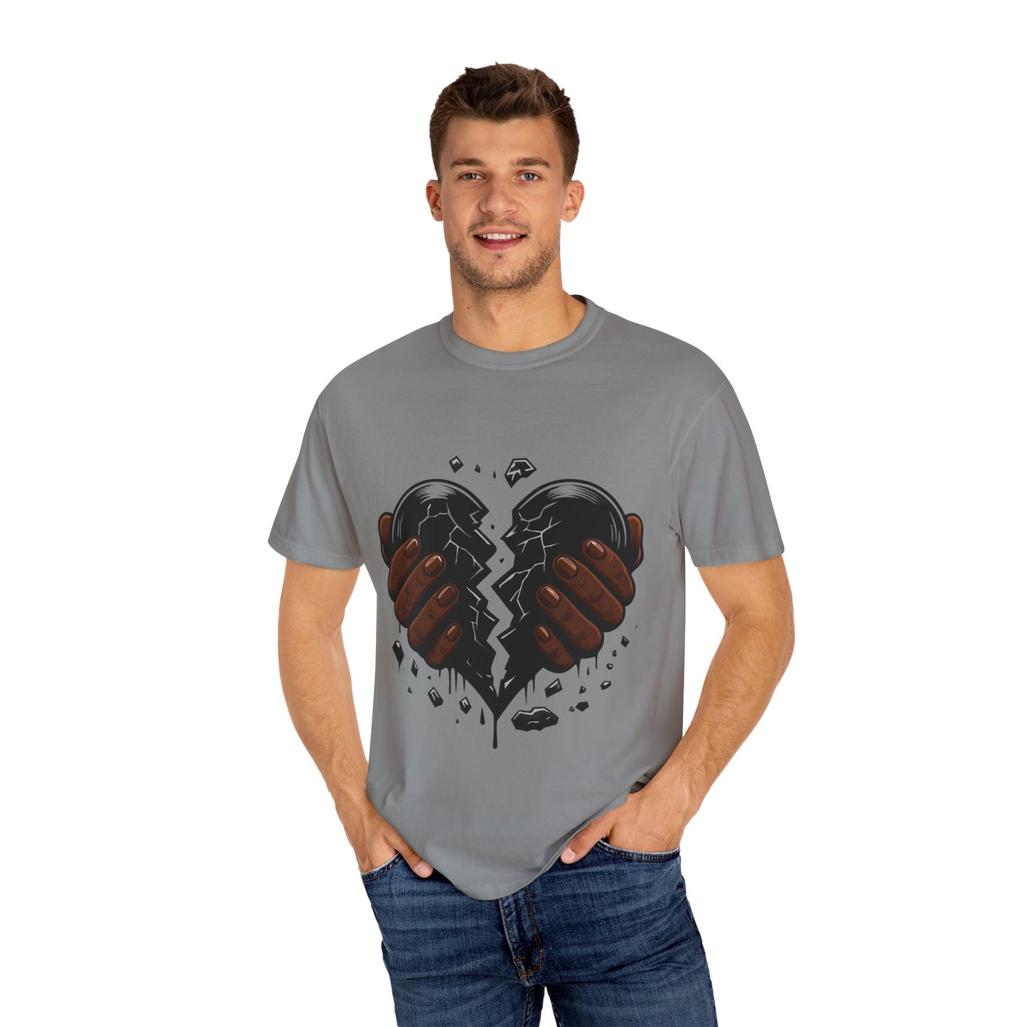 Heartbreak Hustle Unisex T-Shirt, Motivational Apparel, Gifts for Him and Her, Casual Streetwear, Unique Graphic Tee