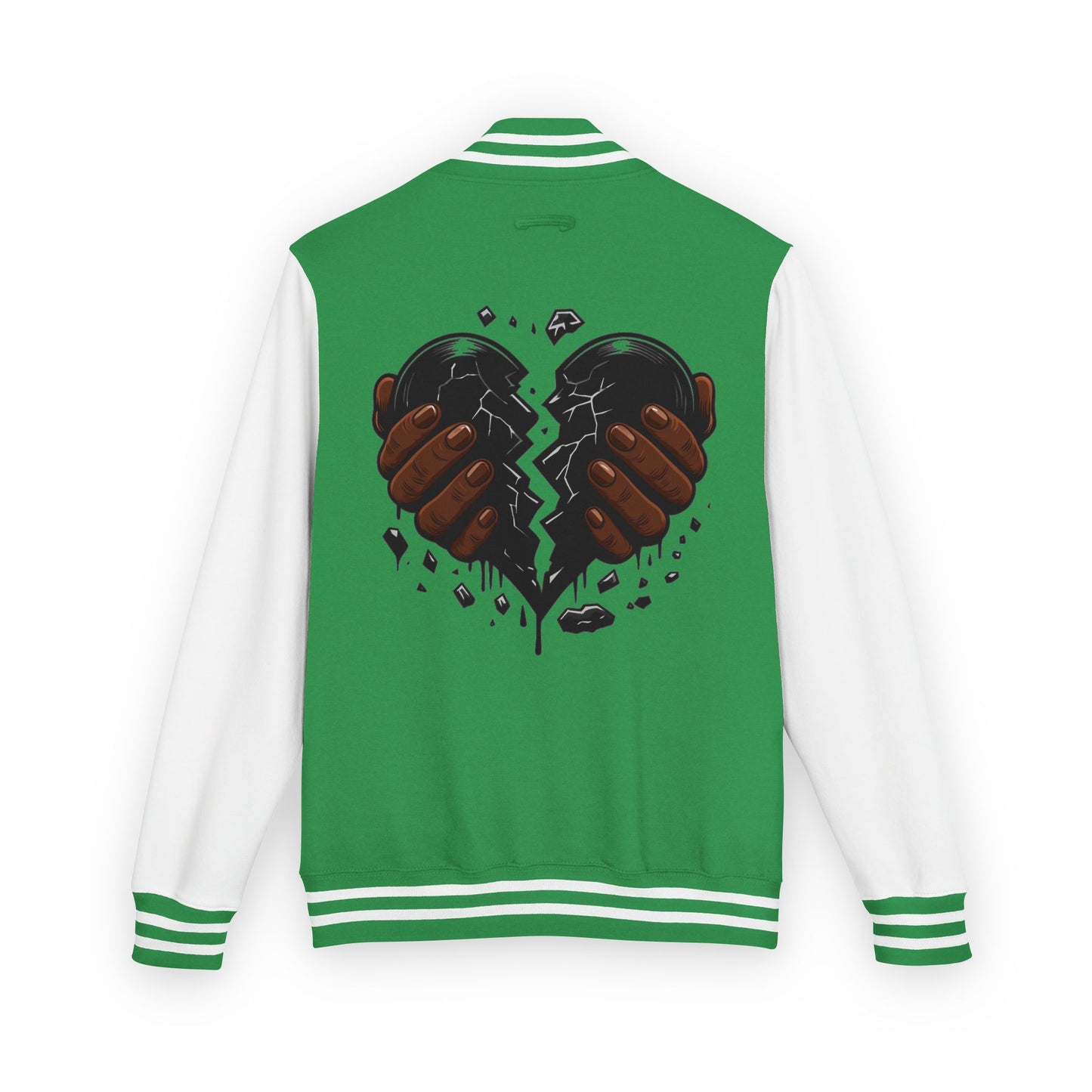 Letterman Jacket — 'Broken Heart' Graphic Varsity Jacket