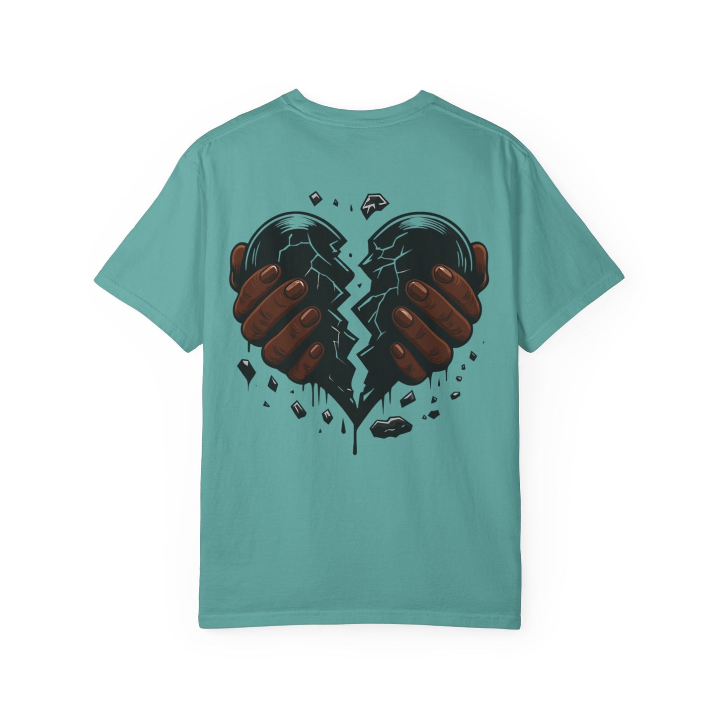 Blvck Heart Clothing Tee — Broken Black Heart Back Graphic T-Shirt