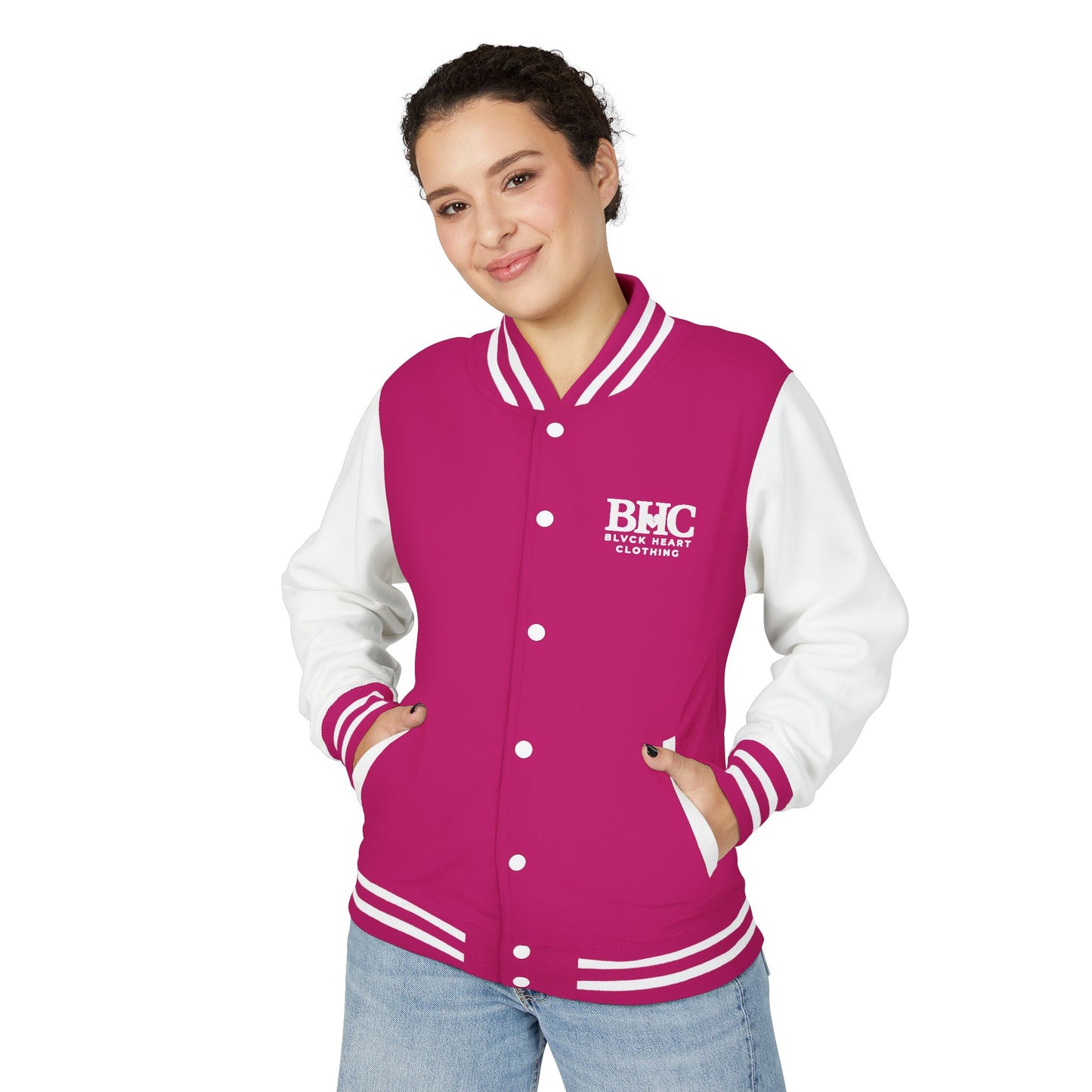 Letterman Jacket — 'Broken Heart' Graphic Varsity Jacket