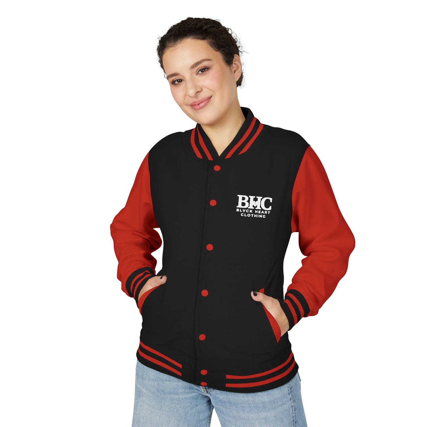 Letterman Jacket — 'Broken Heart' Graphic Varsity Jacket