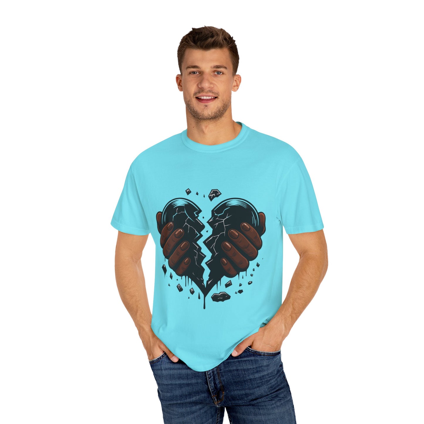 Heartbreak Hustle Unisex T-Shirt, Motivational Apparel, Gifts for Him and Her, Casual Streetwear, Unique Graphic Tee
