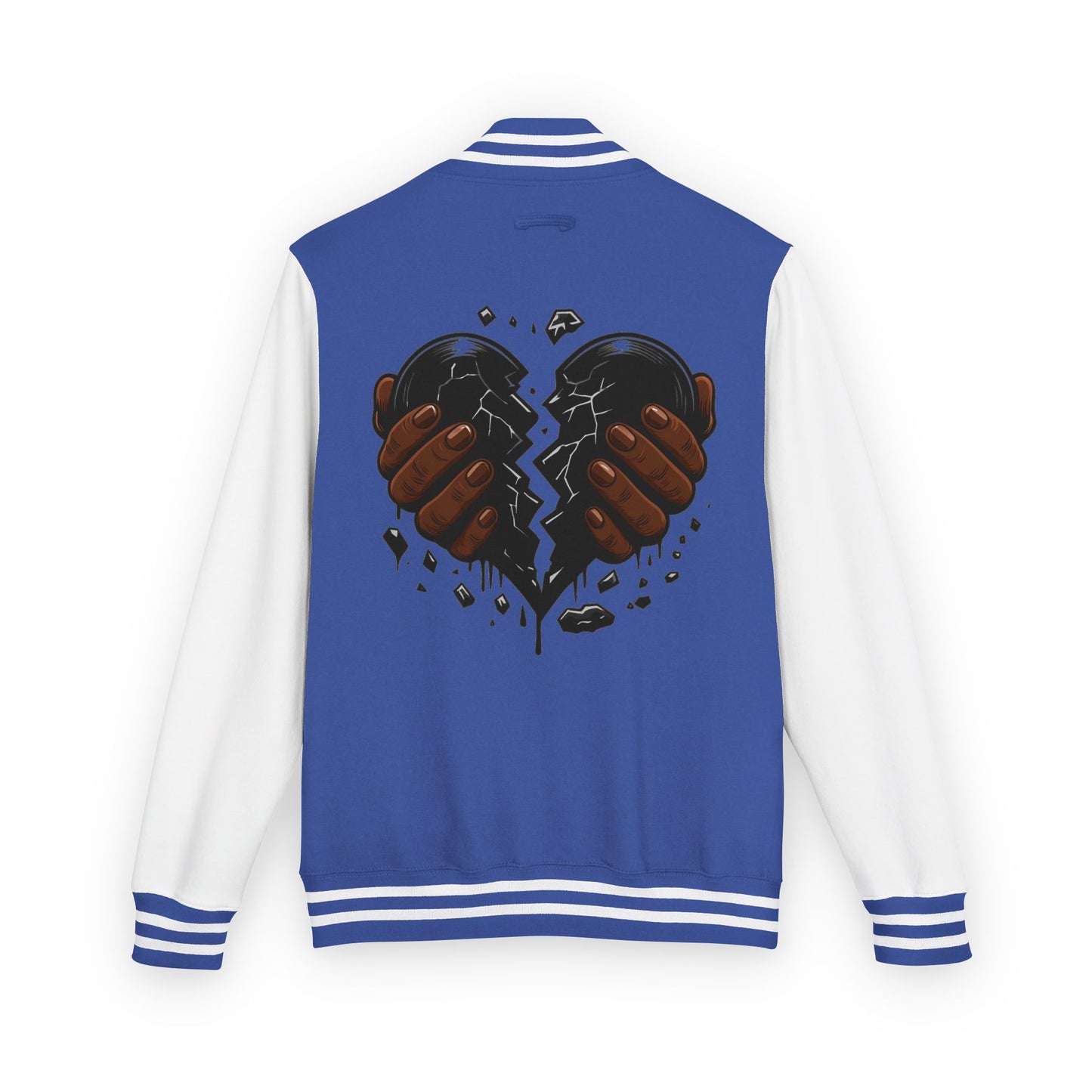 Letterman Jacket — 'Broken Heart' Graphic Varsity Jacket
