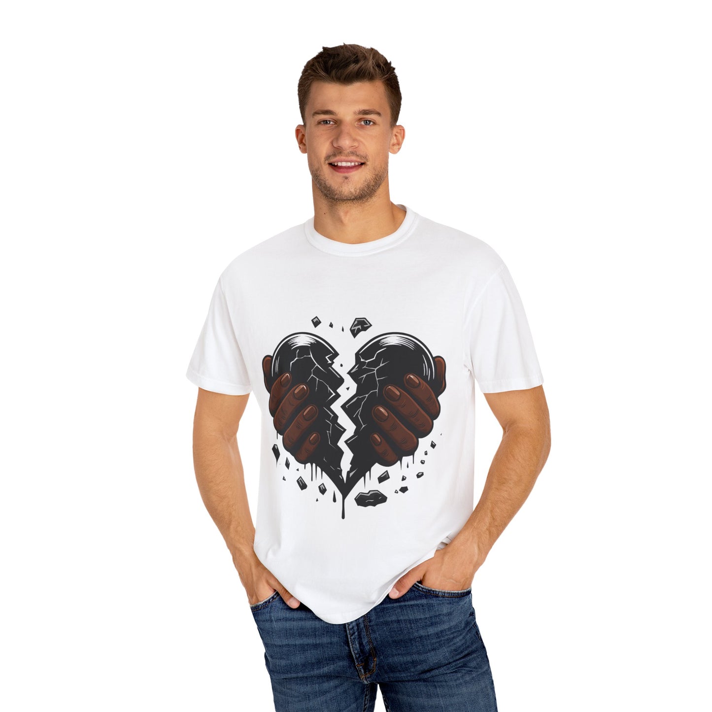 Heartbreak Hustle Unisex T-Shirt, Motivational Apparel, Gifts for Him and Her, Casual Streetwear, Unique Graphic Tee