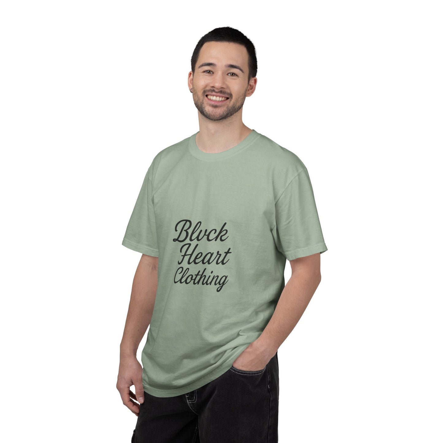 Blvck Heart Clothing Tee — Broken Black Heart Back Graphic T-Shirt