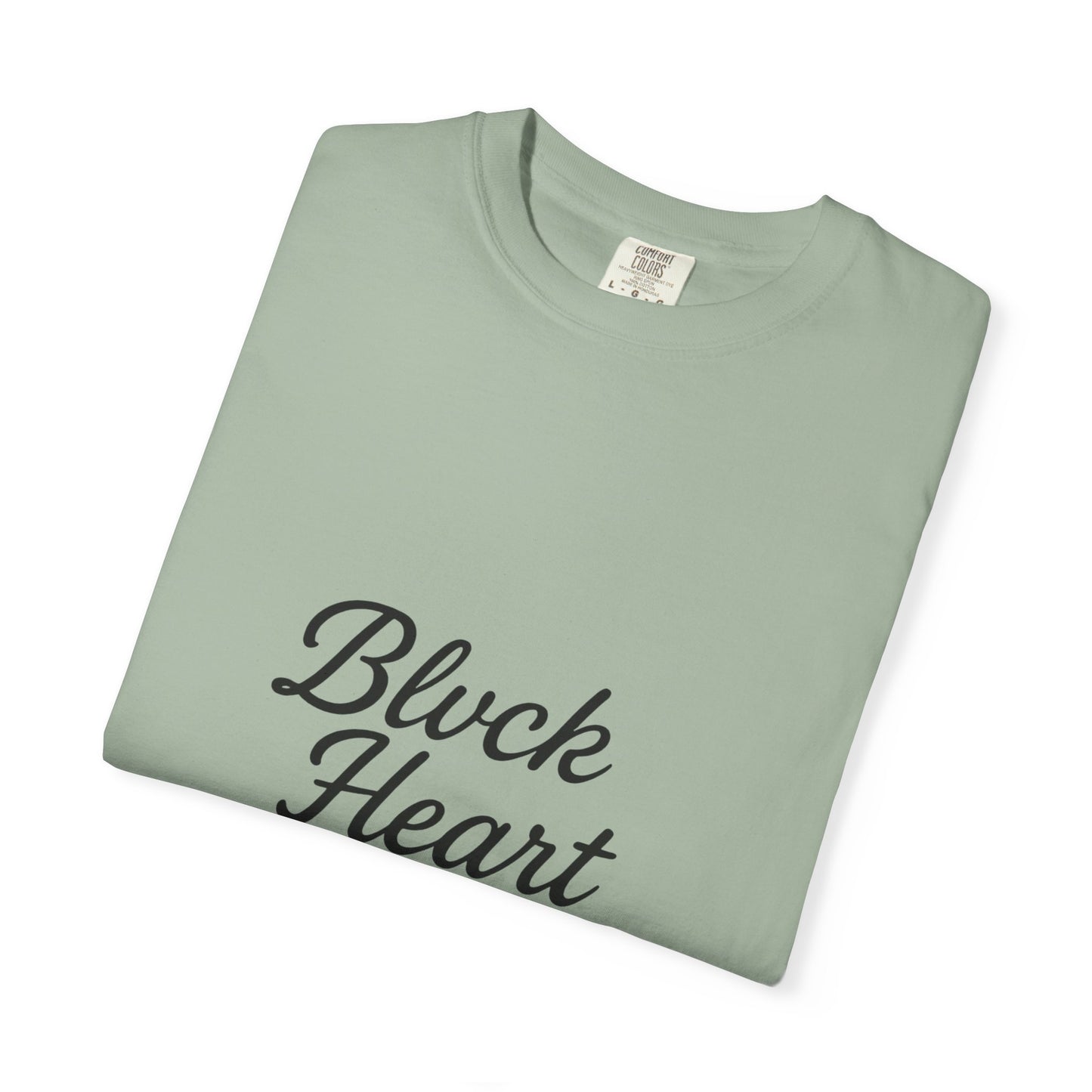 Blvck Heart Clothing Tee — Broken Black Heart Back Graphic T-Shirt