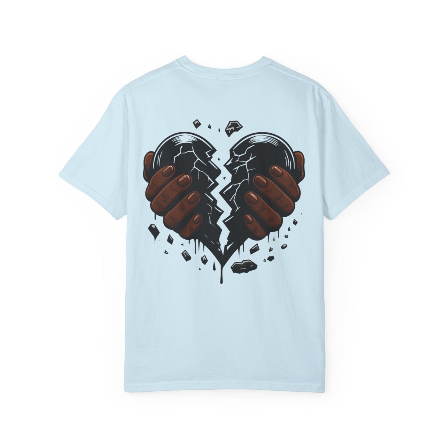 Blvck Heart Clothing Tee — Broken Black Heart Back Graphic T-Shirt