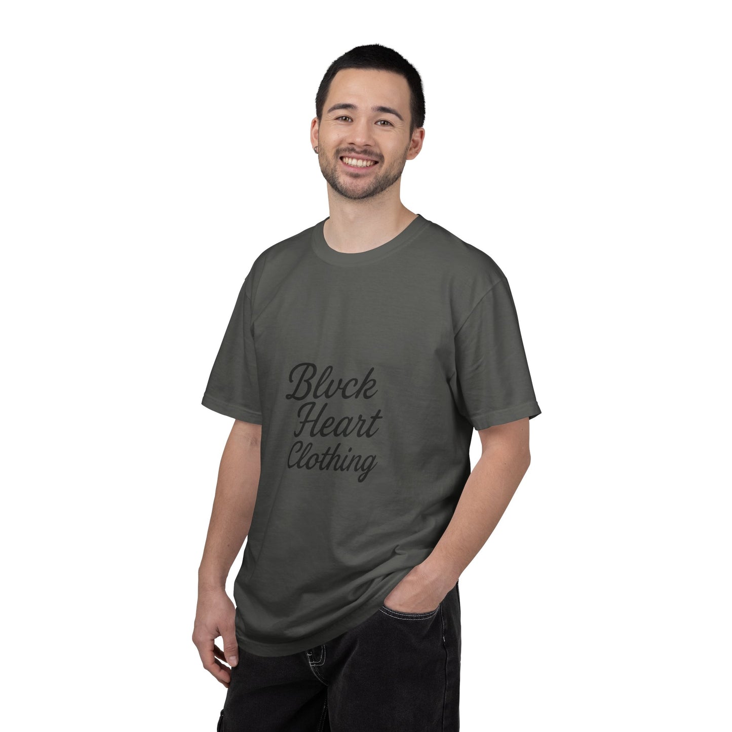 Blvck Heart Clothing Tee — Broken Black Heart Back Graphic T-Shirt