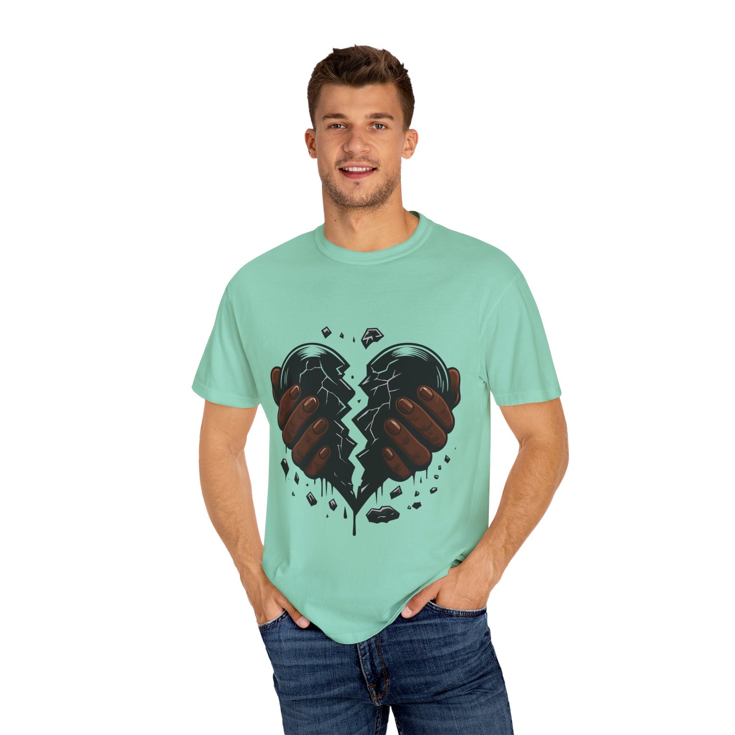 Heartbreak Hustle Unisex T-Shirt, Motivational Apparel, Gifts for Him and Her, Casual Streetwear, Unique Graphic Tee