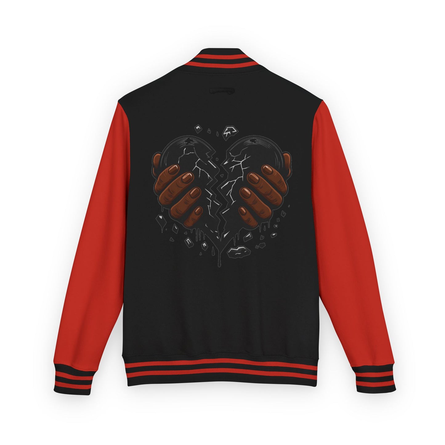 Letterman Jacket — 'Broken Heart' Graphic Varsity Jacket