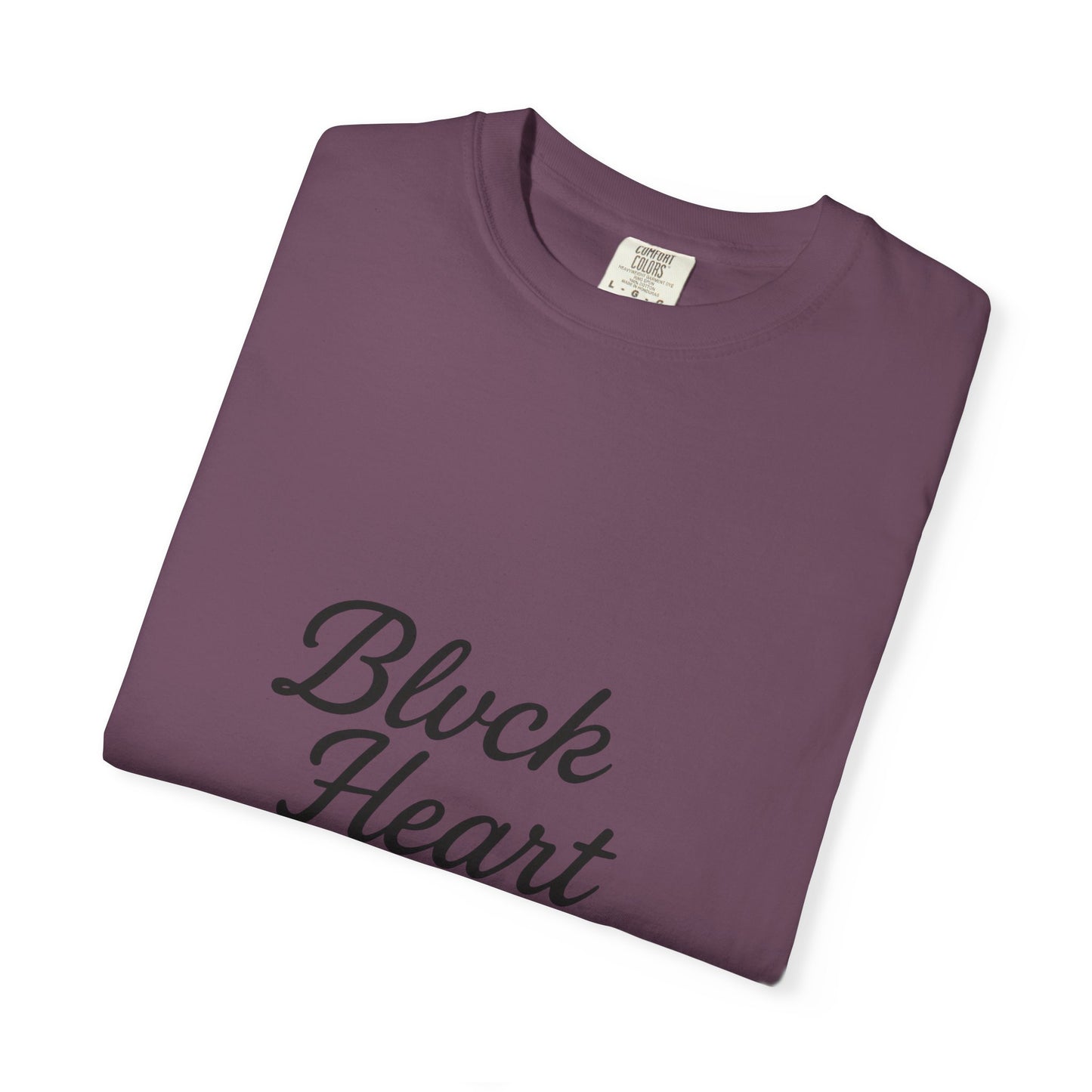 Blvck Heart Clothing Tee — Broken Black Heart Back Graphic T-Shirt
