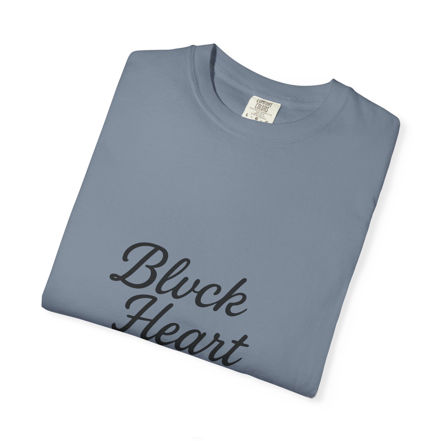 Blvck Heart Clothing Tee — Broken Black Heart Back Graphic T-Shirt