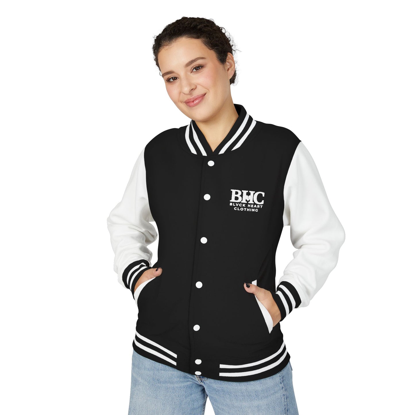 Letterman Jacket — 'Broken Heart' Graphic Varsity Jacket
