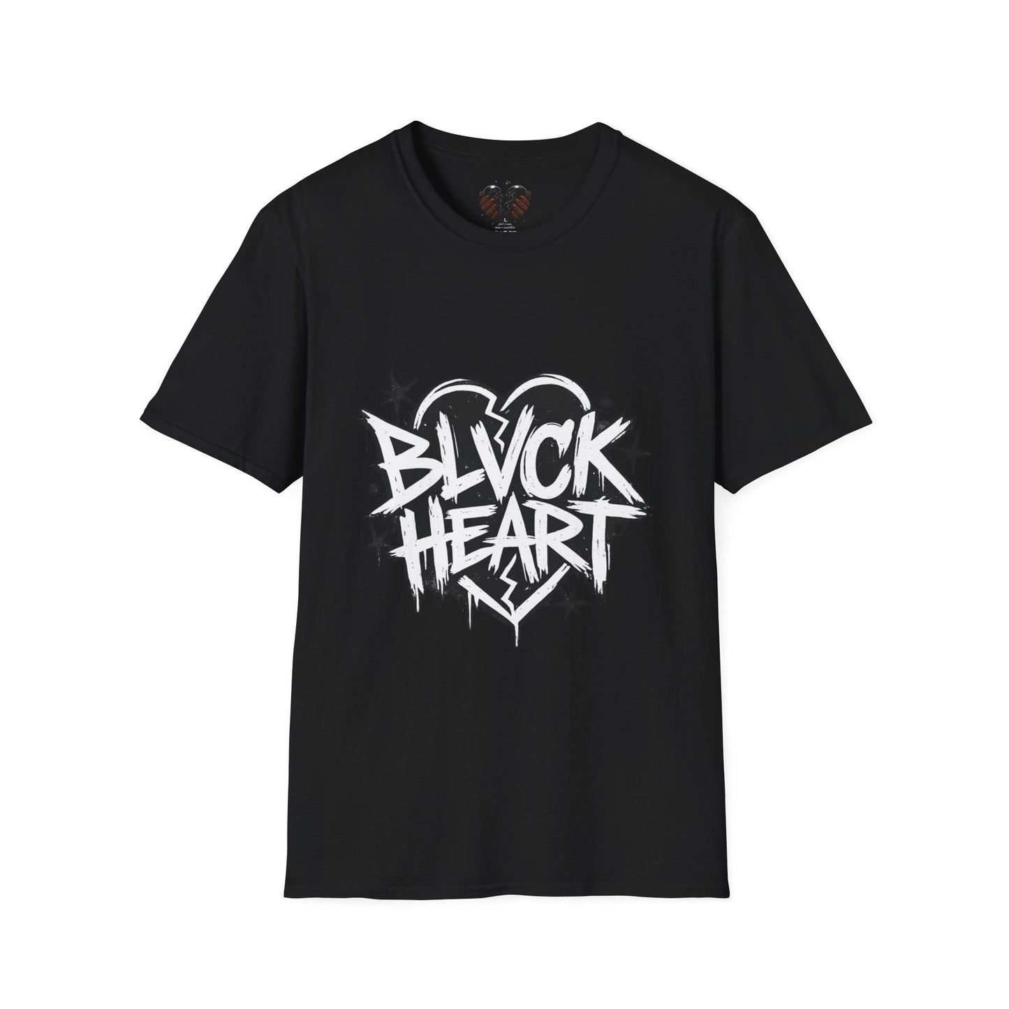 Black Heart Graffiti T‑Shirt — District 313 Streetwear Tee