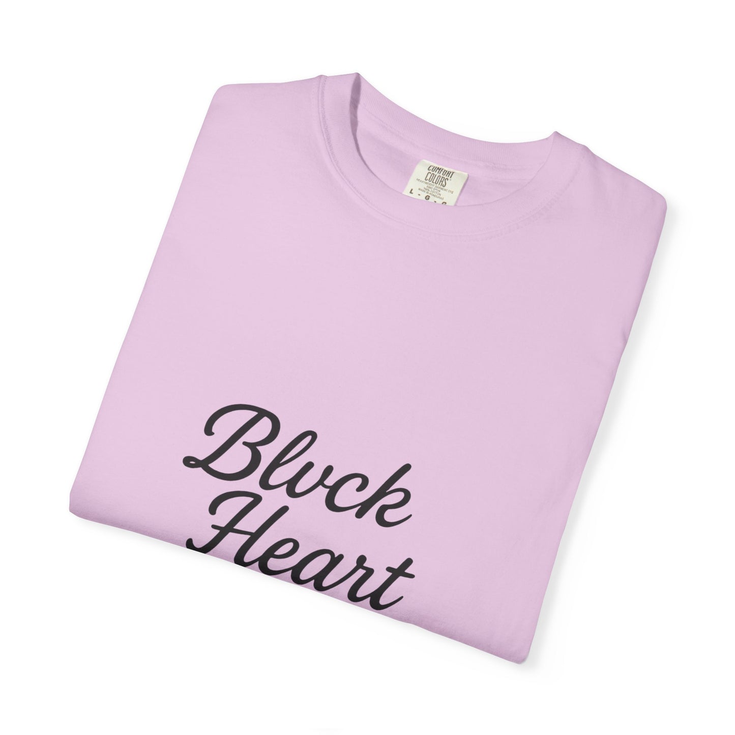 Blvck Heart Clothing Tee — Broken Black Heart Back Graphic T-Shirt