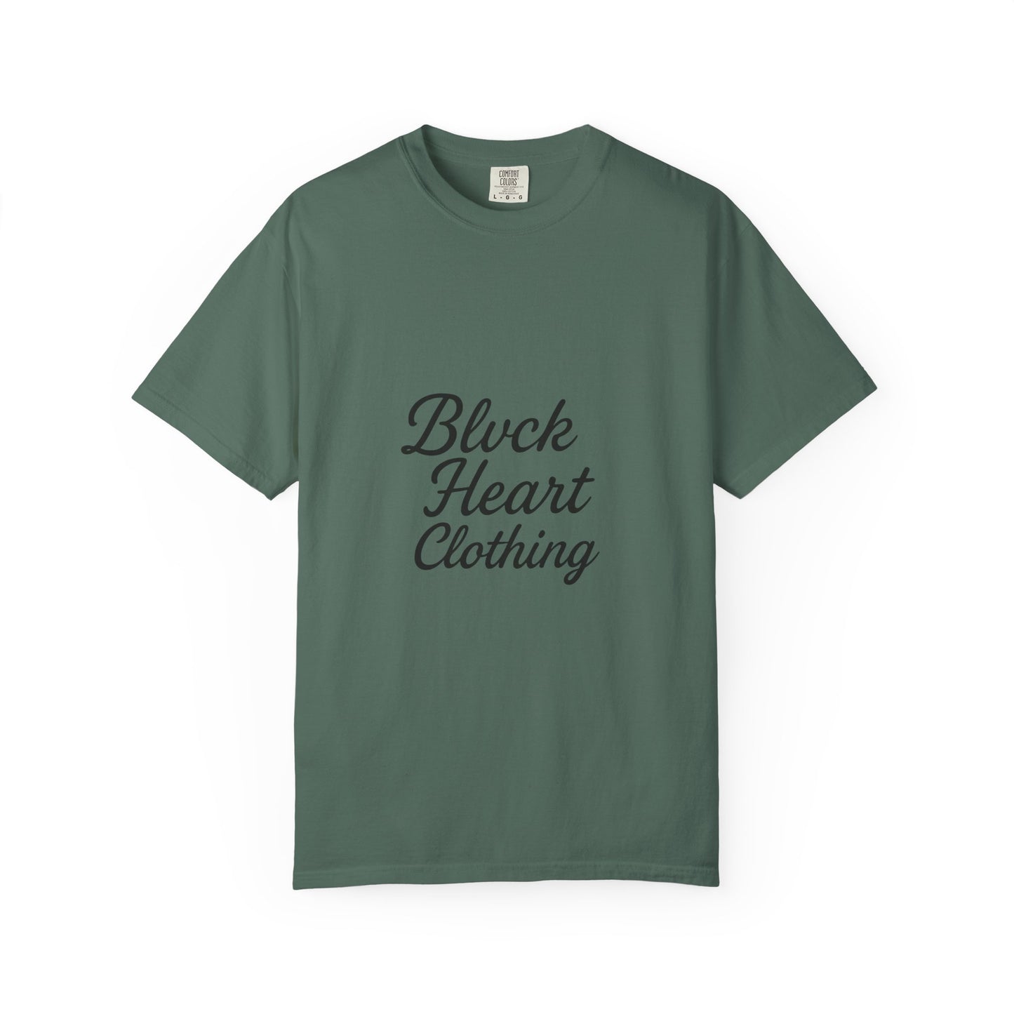 Blvck Heart Clothing Tee — Broken Black Heart Back Graphic T-Shirt