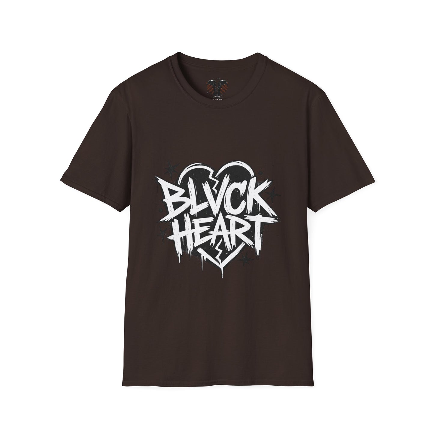 Black Heart Graffiti T‑Shirt — District 313 Streetwear Tee