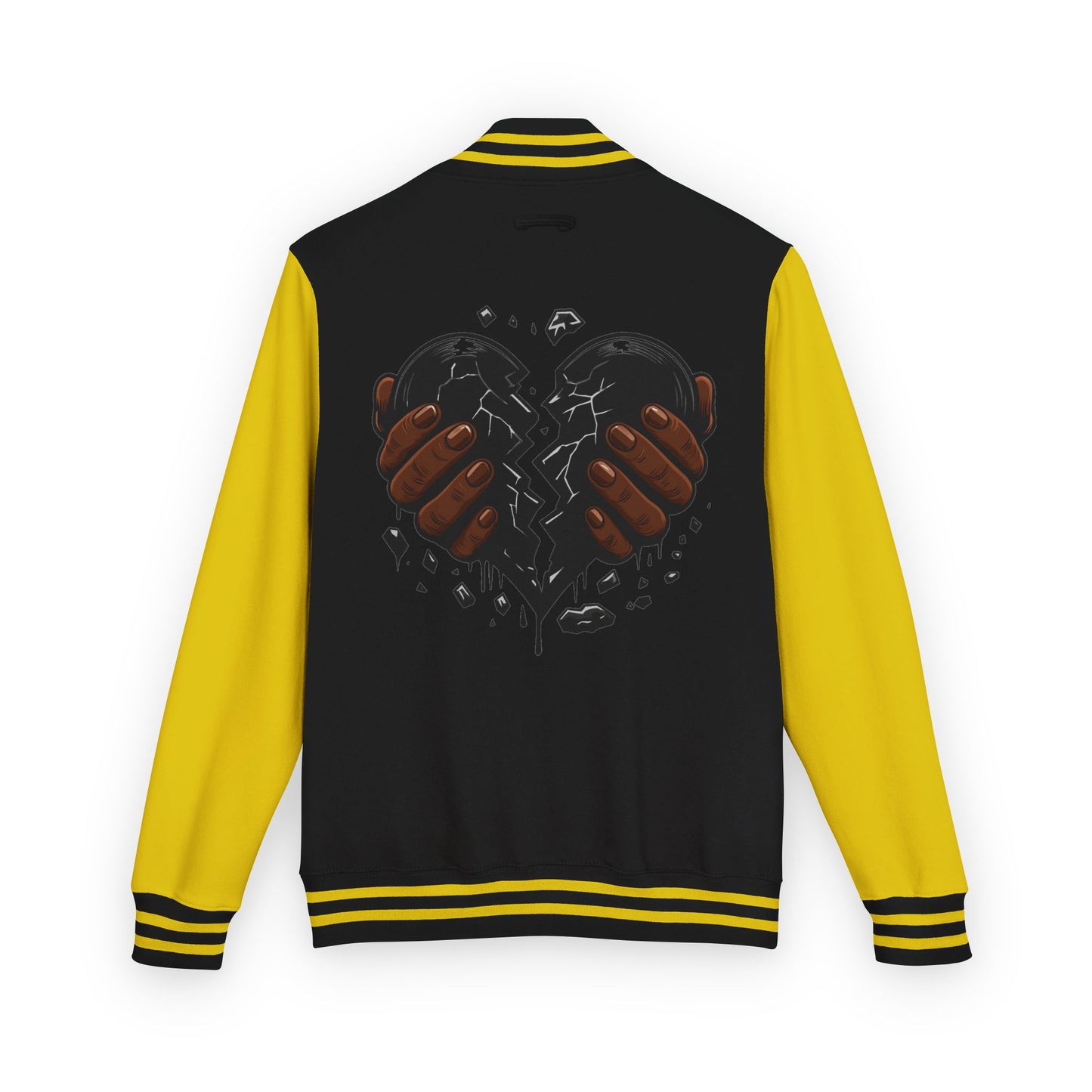 Letterman Jacket — 'Broken Heart' Graphic Varsity Jacket