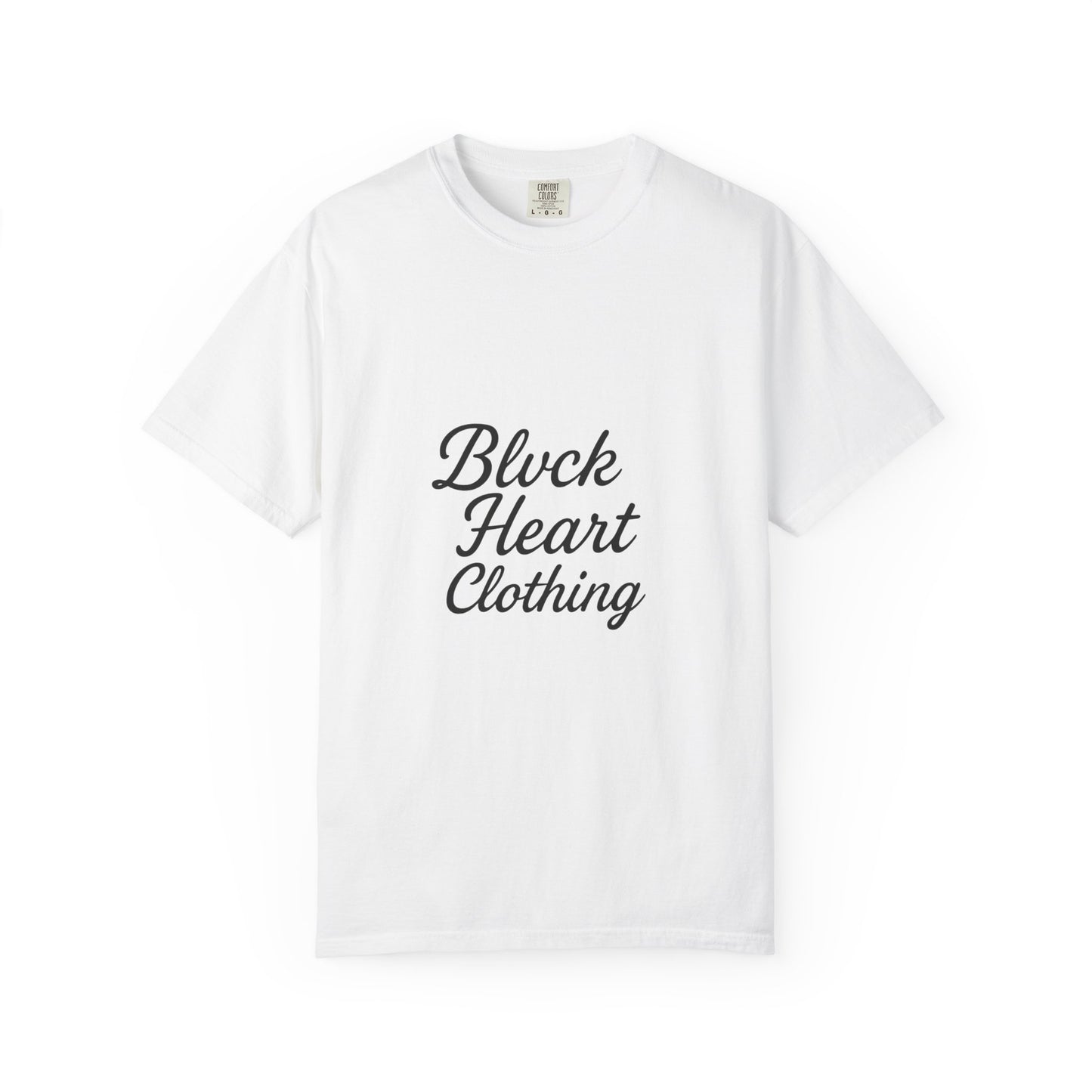 Blvck Heart Clothing Tee — Broken Black Heart Back Graphic T-Shirt